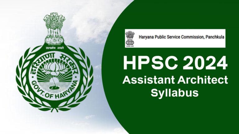 HPSC Assistant Architect Syllabus
