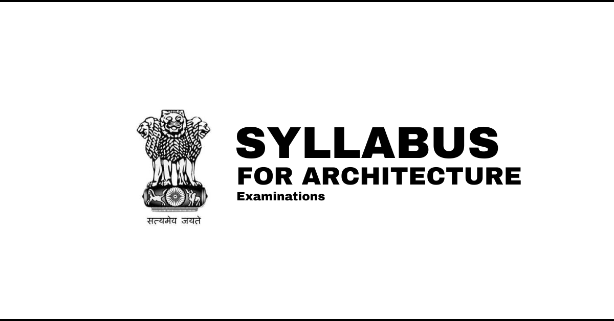 Syllabus for Government Architecture Examination